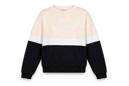 FILA Women's Colourblock Sweatshirt XS - Black/Beige