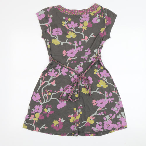 White Stuff Women's Multicoloured Floral A-Line Dress