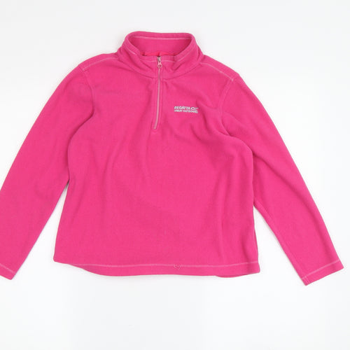 Bloomer Girls Pink Fleece Pullover Sweatshirt 9-10 Years
