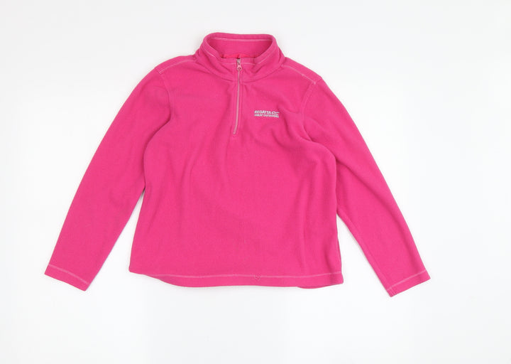 Bloomer Girls Pink Fleece Pullover Sweatshirt 9-10 Years