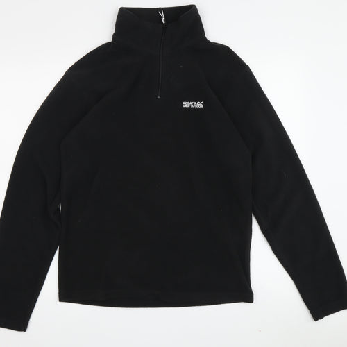 Regatta Unisex Black S Lightweight Fleece Pullover Sweatshirt
