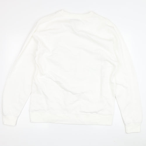 UFC Unisex Adults White Pullover Sweatshirt M