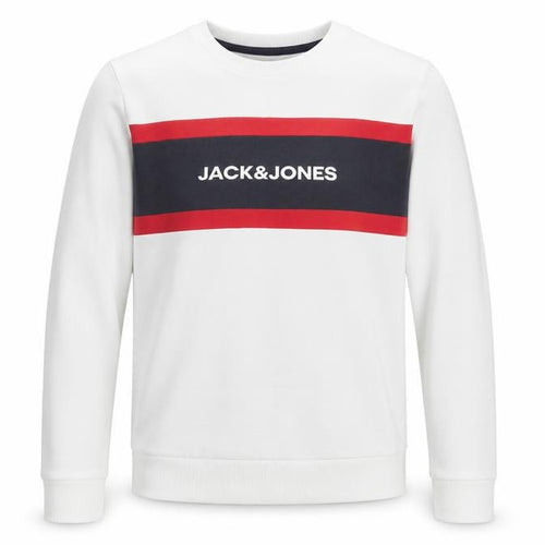 Jack & Jones Teens White Pullover Sweatshirt Size 164