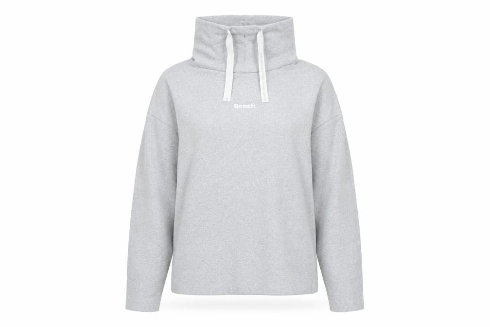 Front view of Bench Grey Woman's Sweatshirt, size M