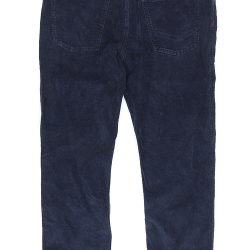 White Stuff Men's Blue Corduroy Trousers 34