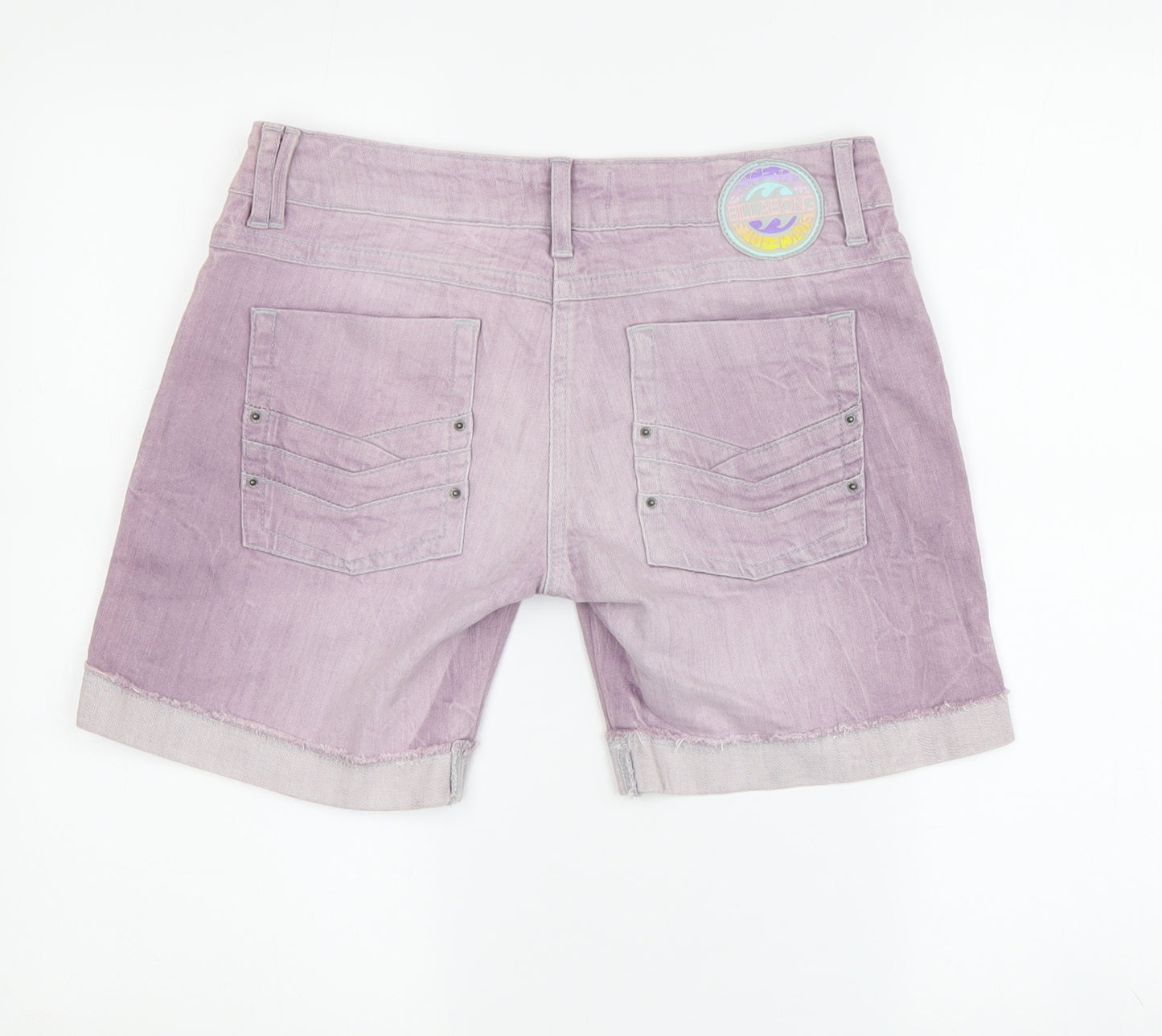 Billabong Women's Purple Denim Shorts Size 10