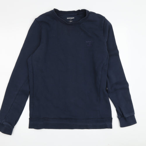 Superdry Men's Blue Crew Neck Sweatshirt M