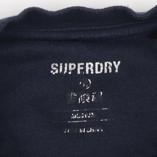 Superdry Men's Blue Crew Neck Sweatshirt M