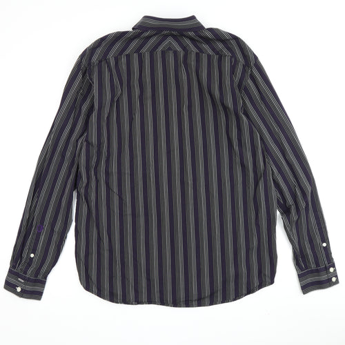 Ben Sherman Men's Multicoloured Striped Shirt L