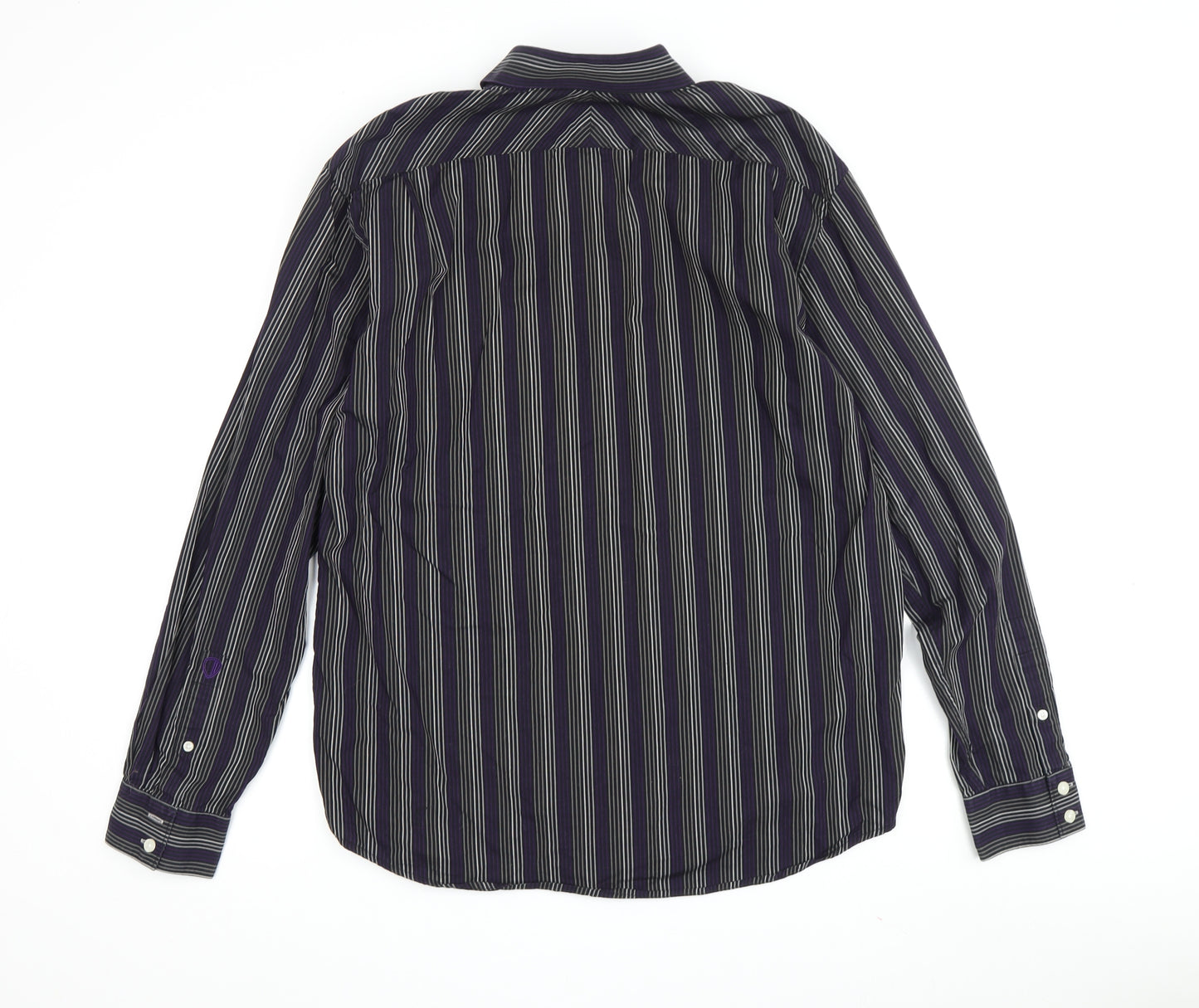 Ben Sherman Men's Multicoloured Striped Shirt L