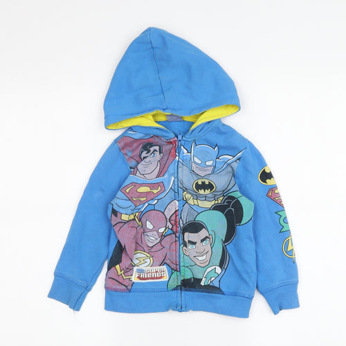 Superman Boys Blue Full Zip Hoodie 2-3 Years