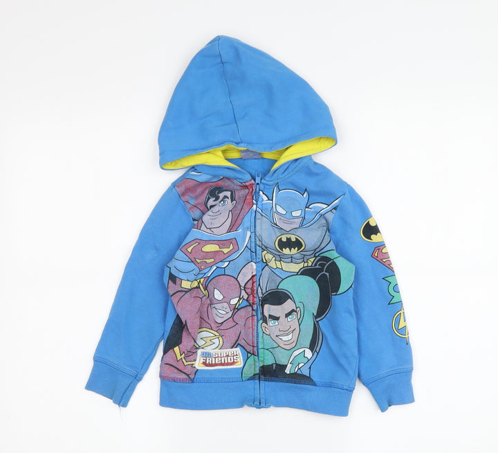 Superman Boys Blue Full Zip Hoodie 2-3 Years