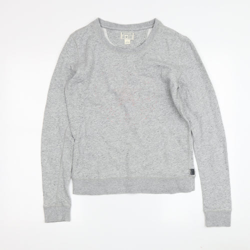 Converse Women's Grey Pullover Sweatshirt, S, Casual Knit