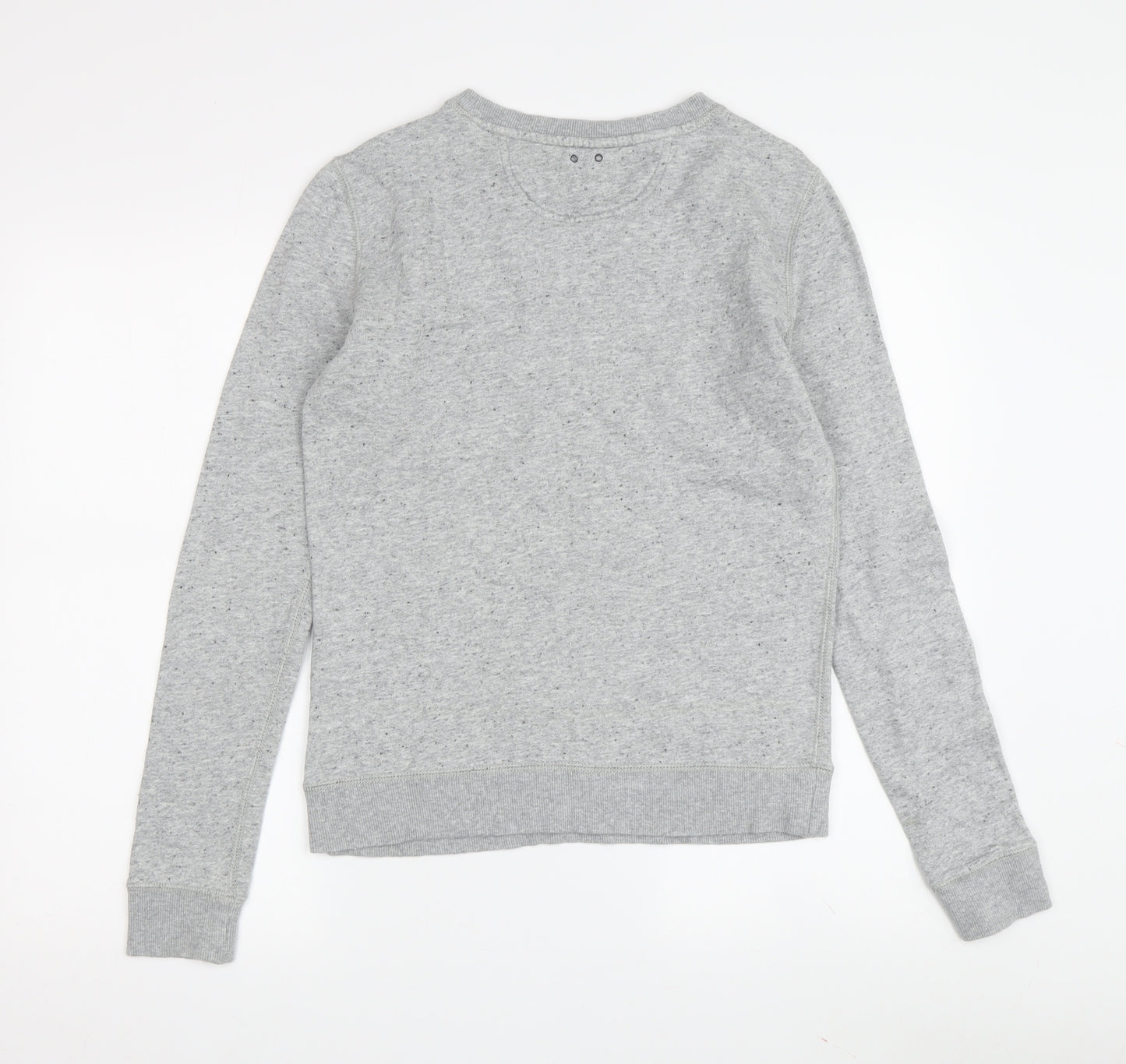 Converse Women's Grey Pullover Sweatshirt, S, Casual Knit