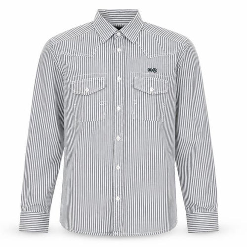 Jack & Jones Men's Black Striped Shirt S