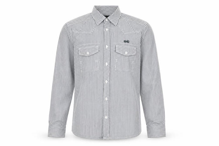 Jack & Jones Men's Black Striped Shirt S