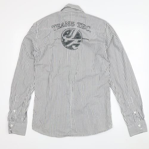 Jack & Jones Men's Black Striped Shirt S