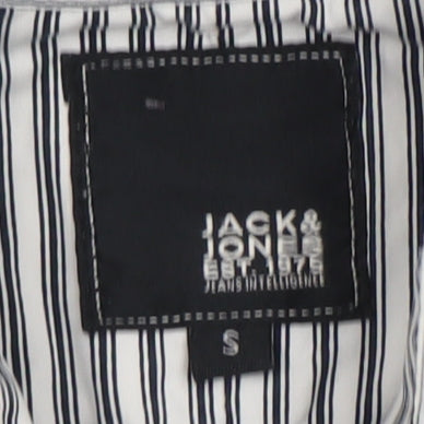Jack & Jones Men's Black Striped Shirt S