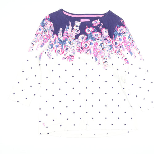 Joules Women’s Multicoloured 3/4 Sleeve T-Shirt Size 12