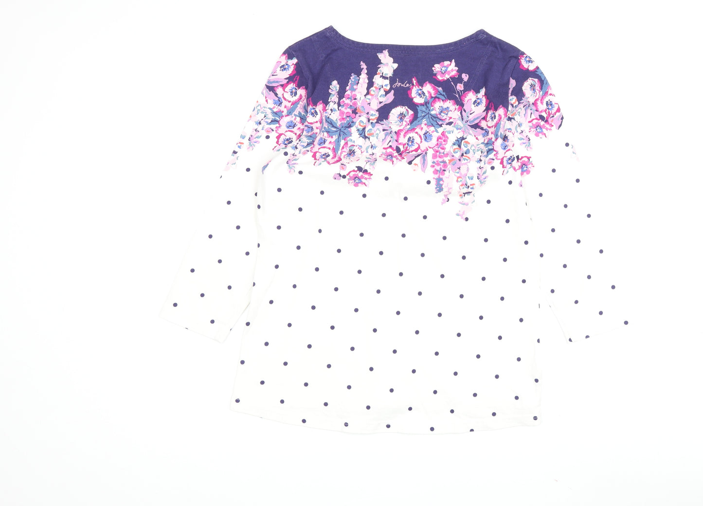 Joules Women’s Multicoloured 3/4 Sleeve T-Shirt Size 12