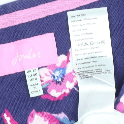 Joules Women’s Multicoloured 3/4 Sleeve T-Shirt Size 12