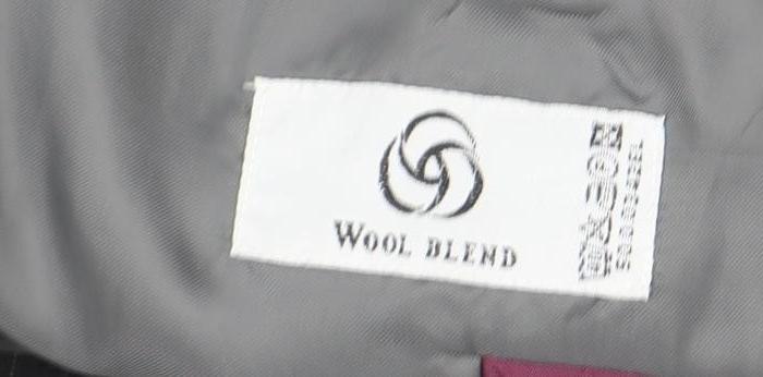 Centaur Men's Black Striped Suit Jacket, Size 48R, Classic Style