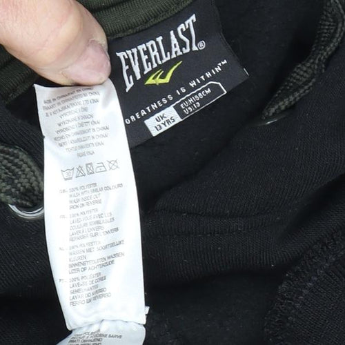 Everlast Boys Black Pullover Hoodie 13-14 Years