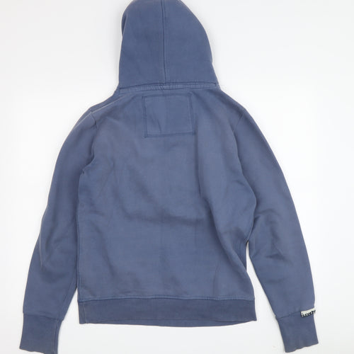Superdry Women's Blue Pullover Hoodie M Casual