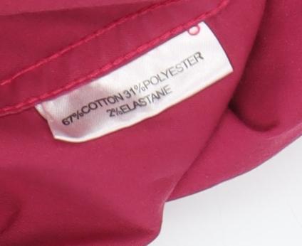 Craghoppers Women's Red Button-Up Shirt Size 12