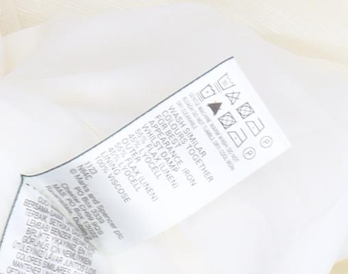 Jaeger Women's Ivory Pleated Skirt Size 18