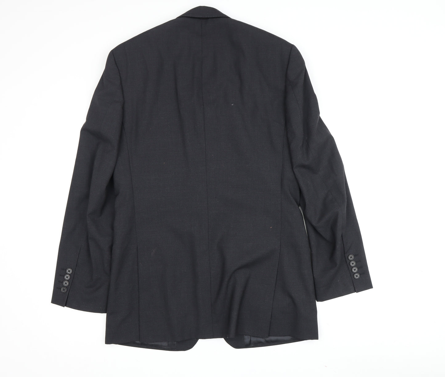 Jaeger Men's Grey Wool Blazer 38 Regular