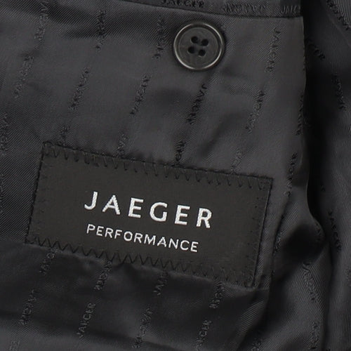 Jaeger Men's Grey Wool Blazer 38 Regular