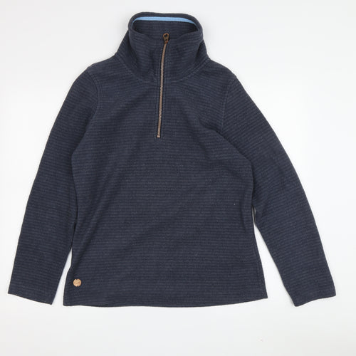 Regatta Blue Women’s 1/4 Zip Sweatshirt Size 8