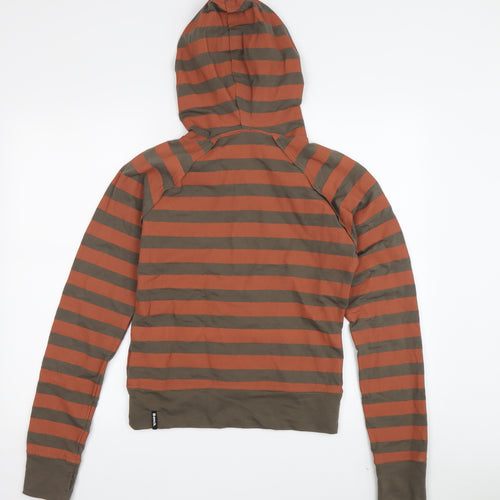 Bench Women's Multicoloured Striped Pullover Hoodie S
