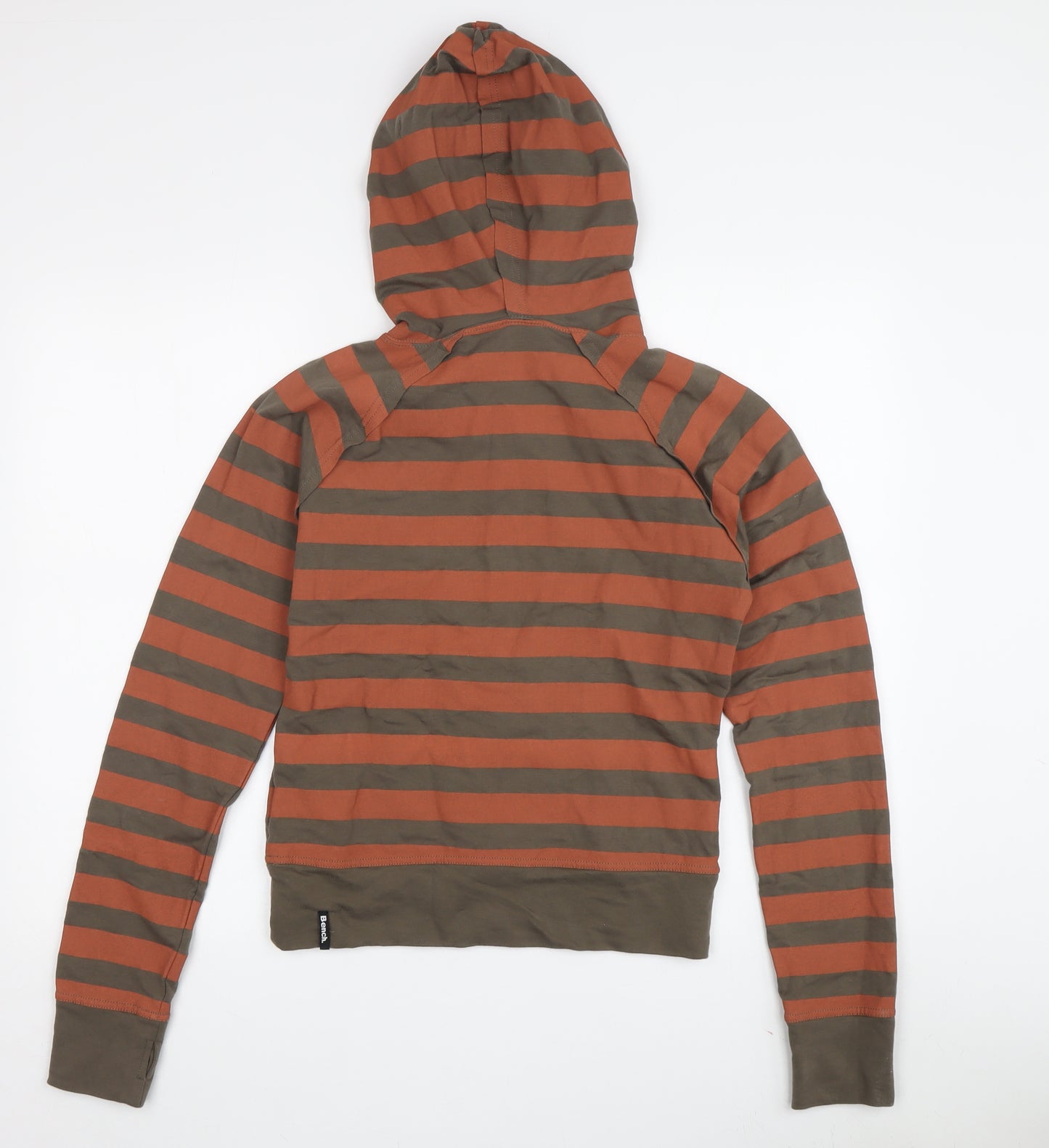 Bench Women's Multicoloured Striped Pullover Hoodie S