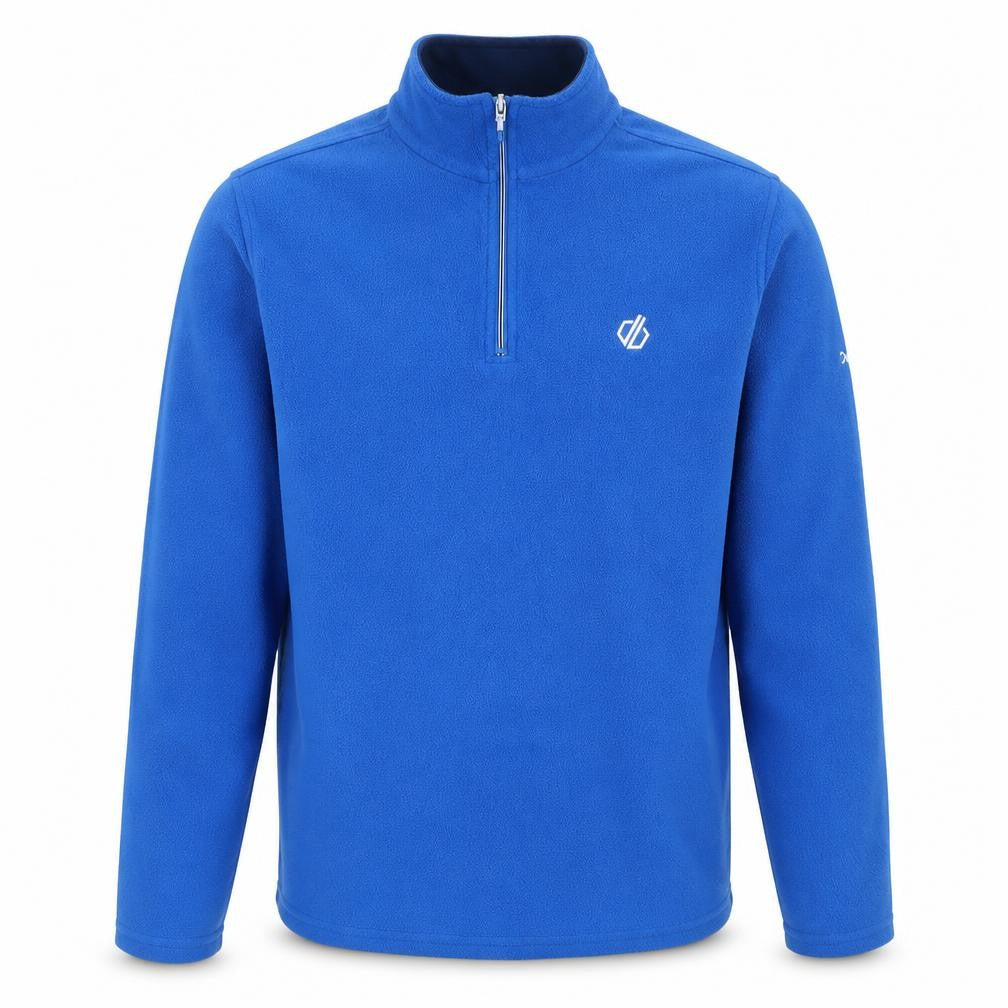 Front view of Dare 2b Men's Blue Pullover Fleece Sweatshirt S