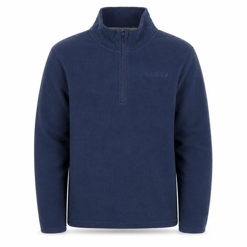 Peter Storm Boys Blue Fleece Sweatshirt 11-12 High Neck Zip