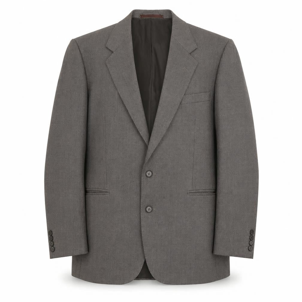 Front view of Centaur Men's Brown Wool Blazer, size 42, Regular Fit