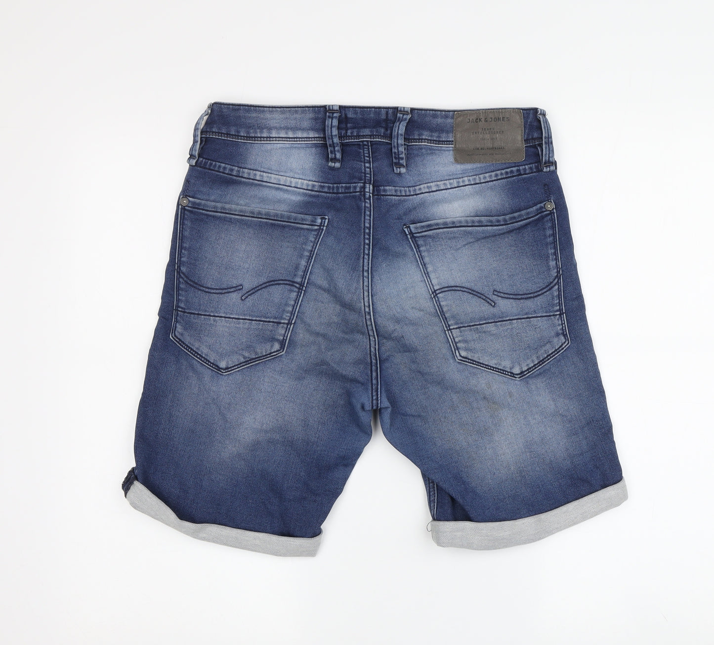 Jack & Jones Men's Blue Denim Shorts Size S