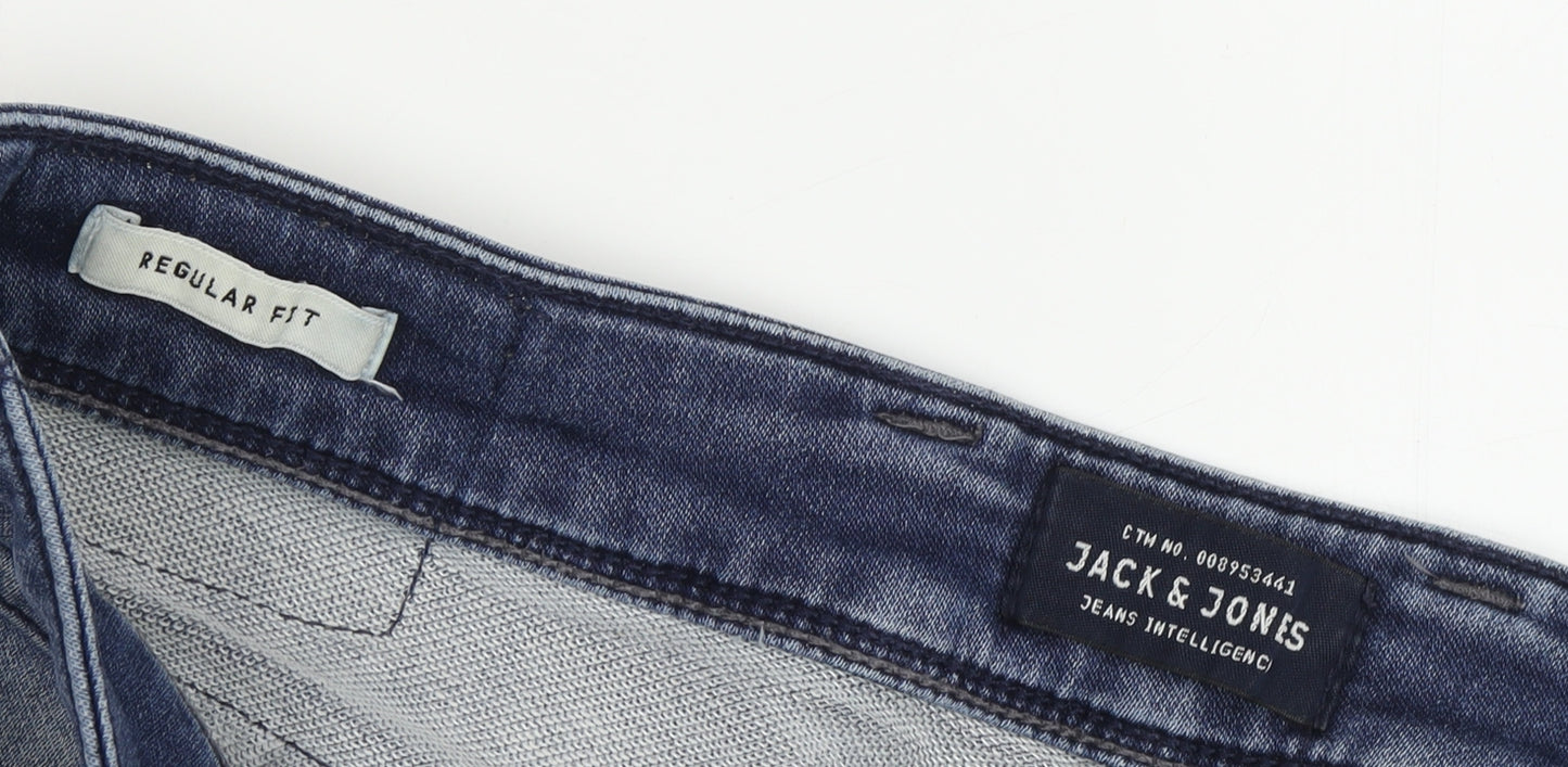 Jack & Jones Men's Blue Denim Shorts Size S