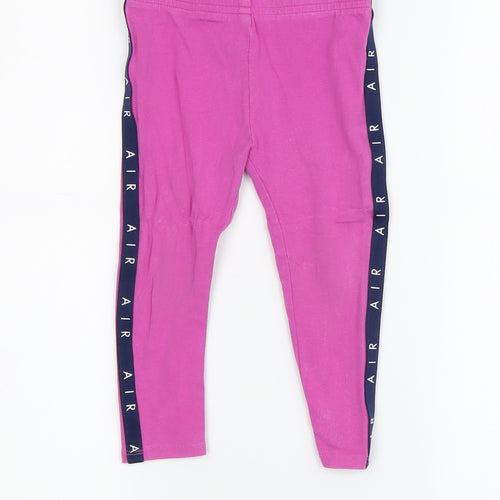 Nike Pink Unisex Toddler Leggings 24 Months Athleisure Style