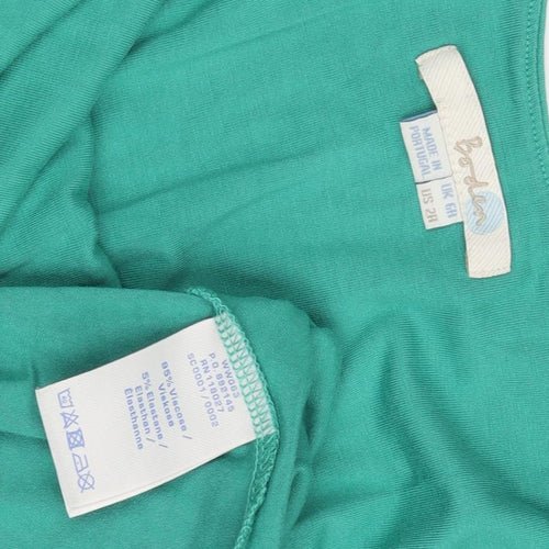 Boden Women's Green Sleeveless Belted Dress