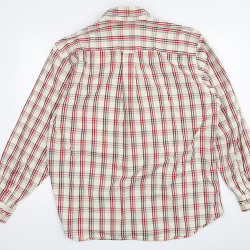 Guise Men's Multicoloured Plaid Long Sleeve Shirt L