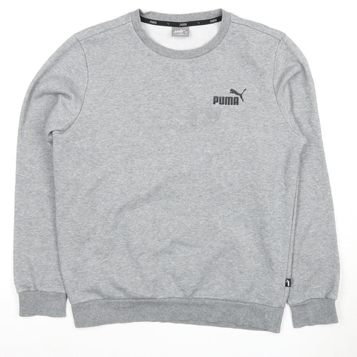Puma Men's Grey Pullover Sweatshirt Size S