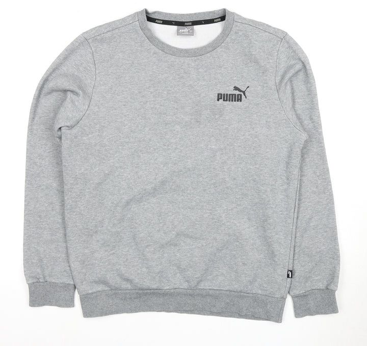 Puma Men's Grey Pullover Sweatshirt Size S