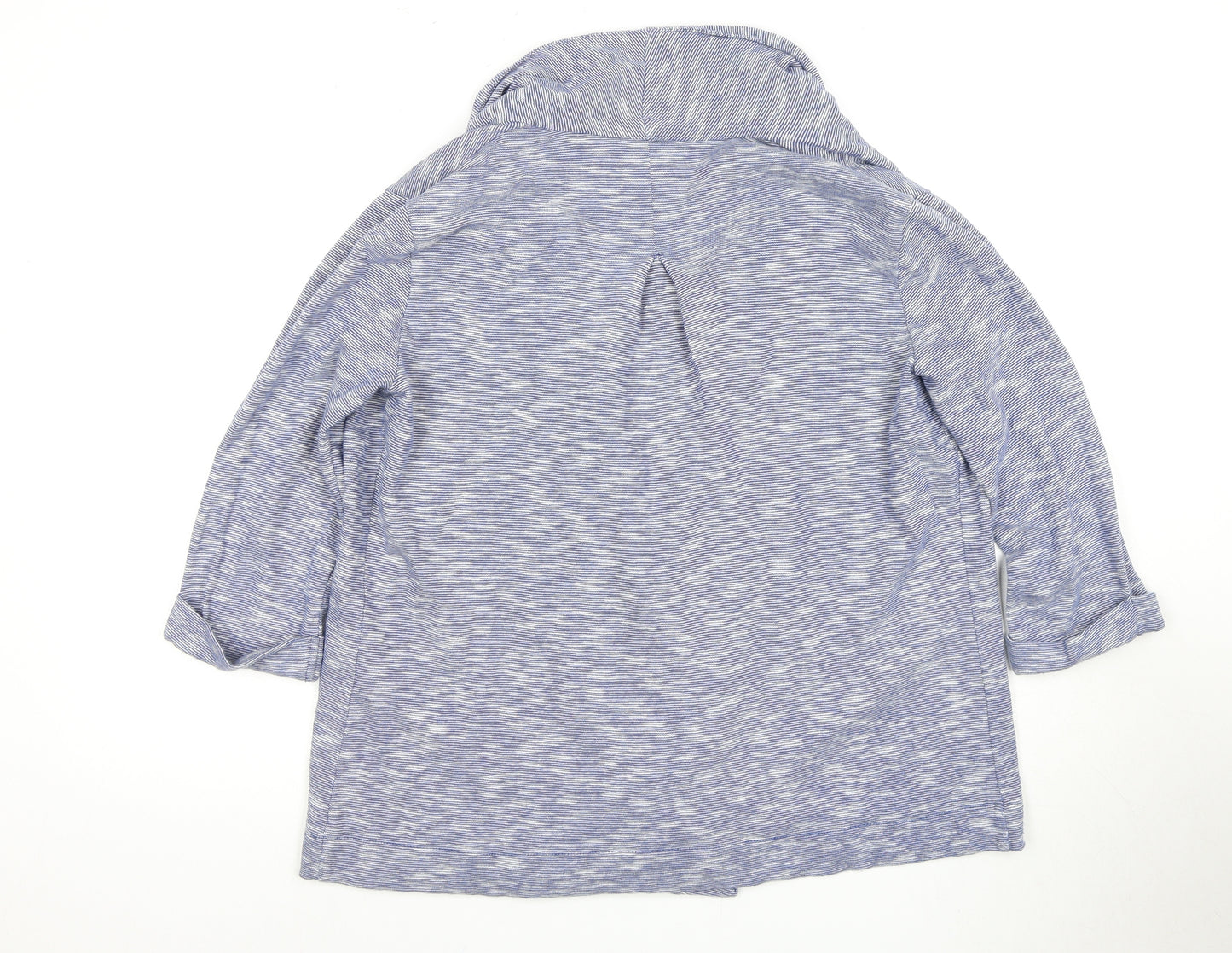 FatFace Women's Blue Collared Cardigan Size 12 Casual