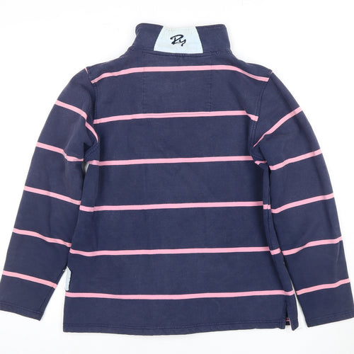 Rydale Women's Blue Striped Medium Pullover Sweatshirt
