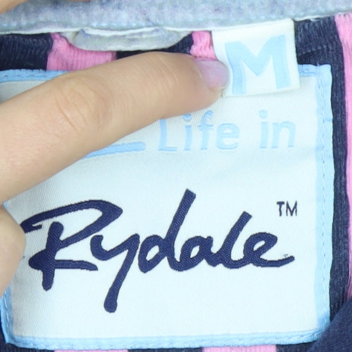 Rydale Women's Blue Striped Medium Pullover Sweatshirt