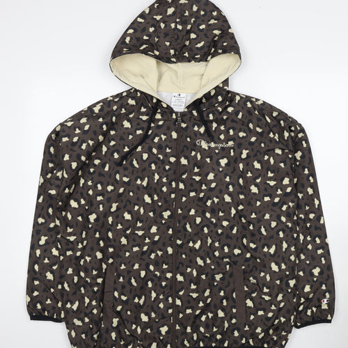 Champion Unisex Brown Animal Print Jacket L