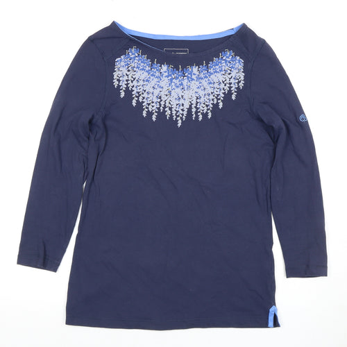 Craghoppers Women's Blue 3/4 Sleeve T-Shirt Size 8
